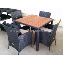 Wicker Outdoor / Garden Furniture - Dining set 1+4